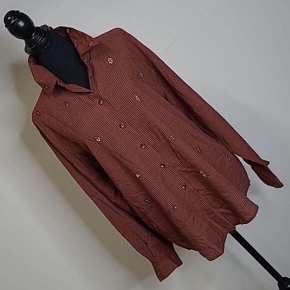 KORET City Blues sz M button up shirt - Picture 1 of 10